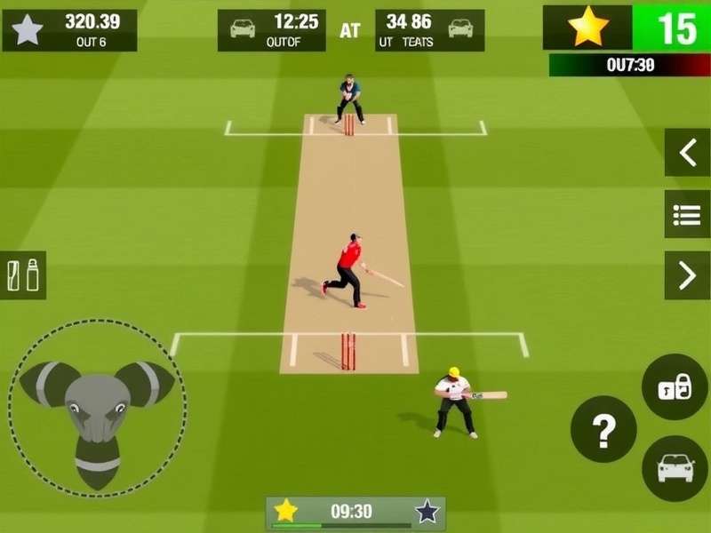 Intense Match Action in CSS Cricket Supreme Squad Gameplay